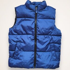 Old Navy Blue Puffer Vest M(8)